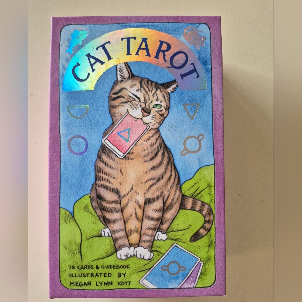 Cat Tarot Card Deck - Purple